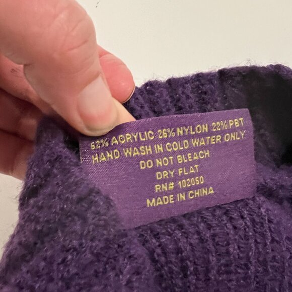 Taylor Swift Speak Now purple cardigan sweater size medium large - Picture 11 of 12